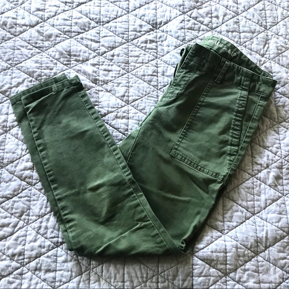 Army Green Skinny Pants Gap